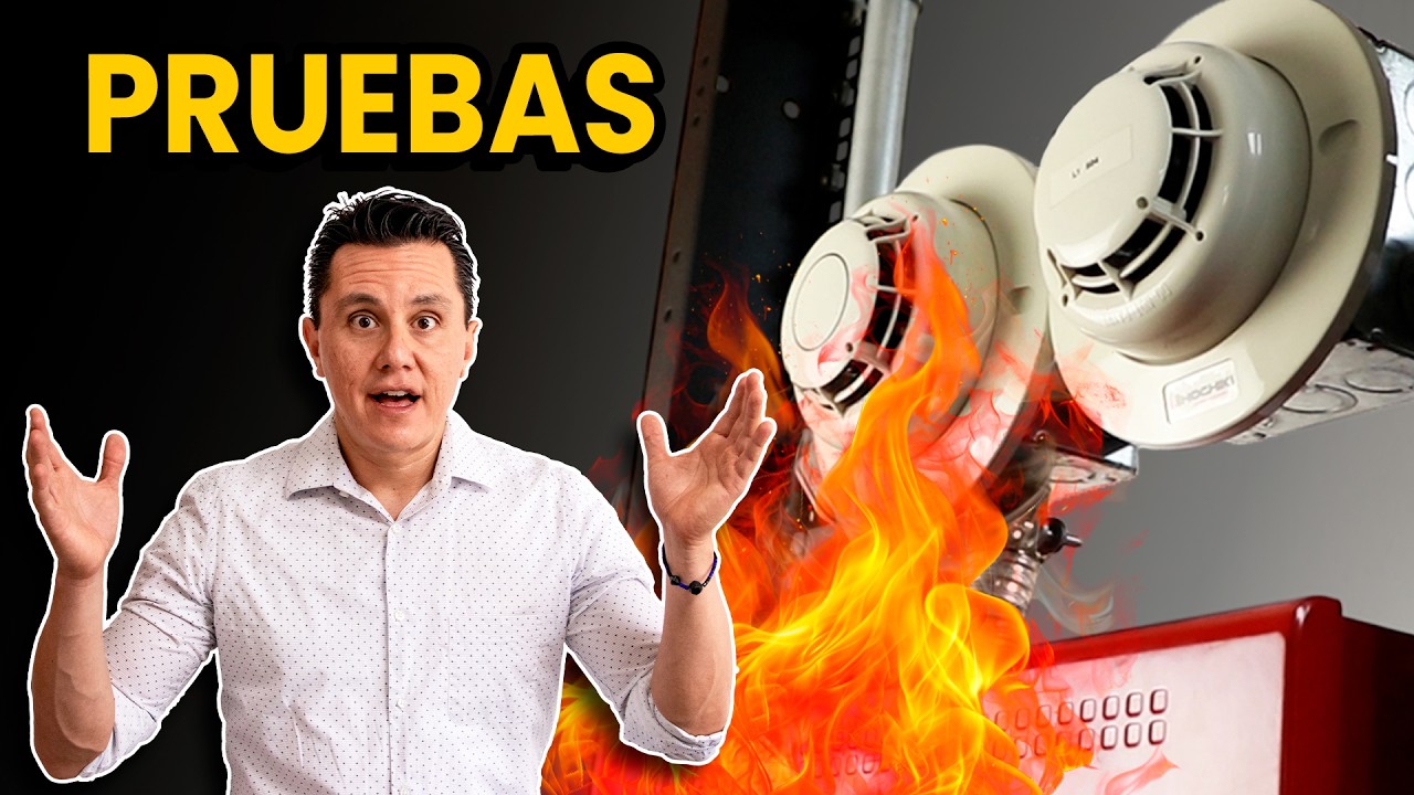 🔥 Así se ACTIVA una alarma contra incendio | Pruebas y Funcionamiento