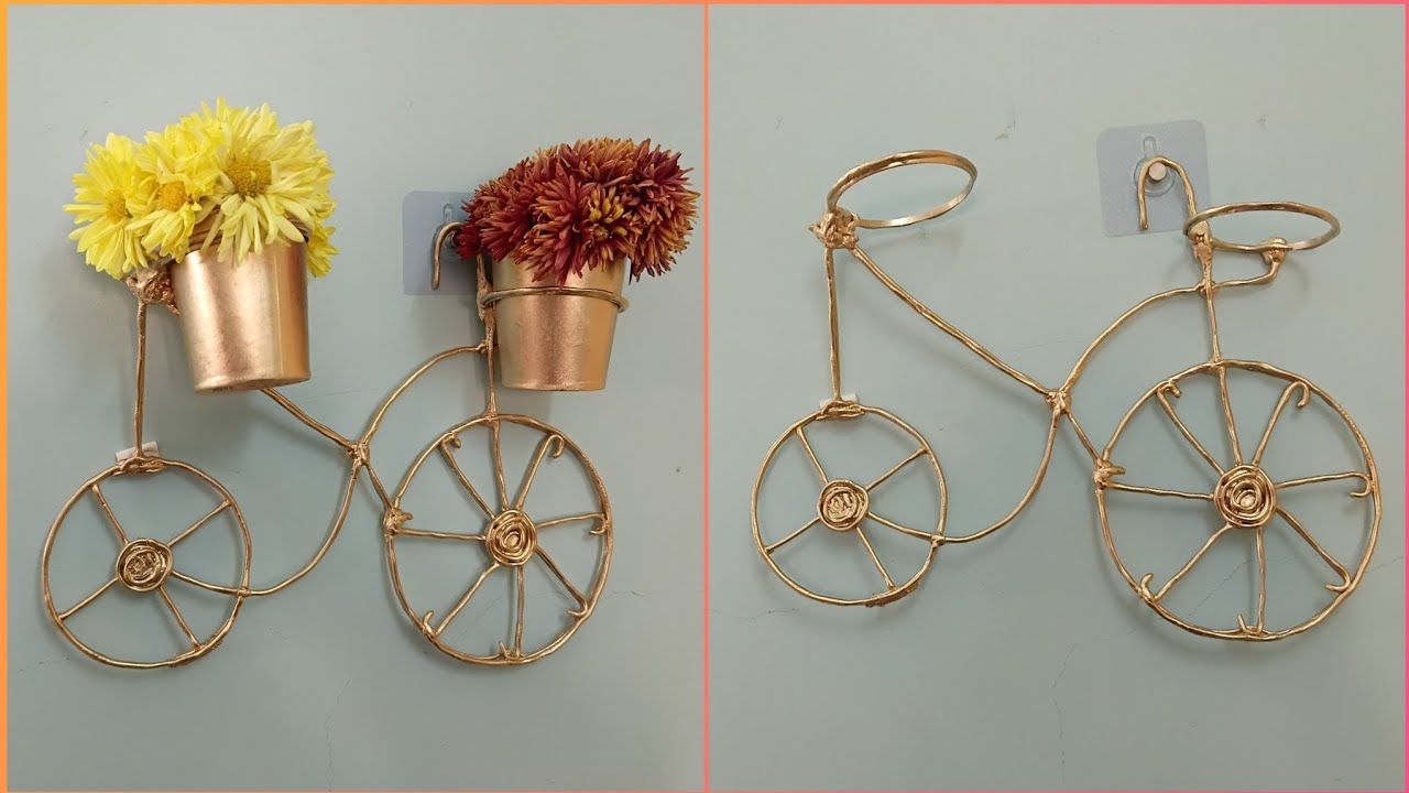 DIY Cycle | होम डेकोरेशन | Plant Organiser