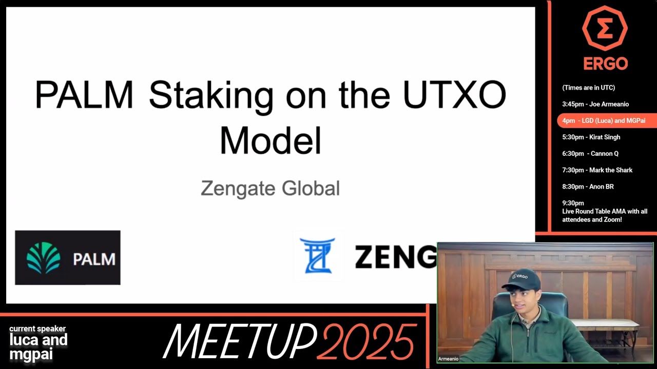 Staking w/UTXO Model - MGPai - Implementing Native Token Staking on Ergo | Ergo Meetup 2025