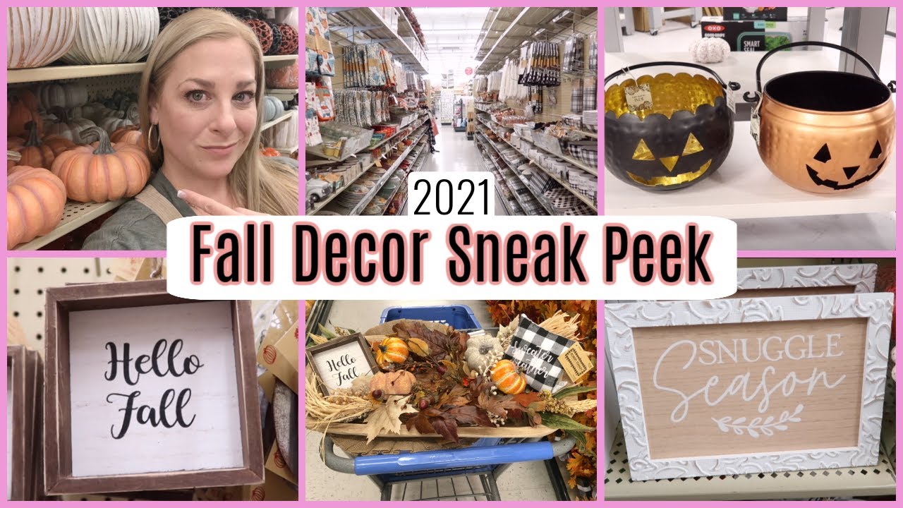 FALL DECOR 2021 SNEAK PEAK / HOBBY LOBBY / MICHAELS / HOMEGOODS / TJ-MAXX