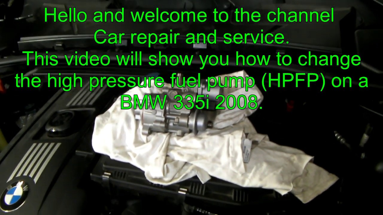 Change high pressure fuel pump.