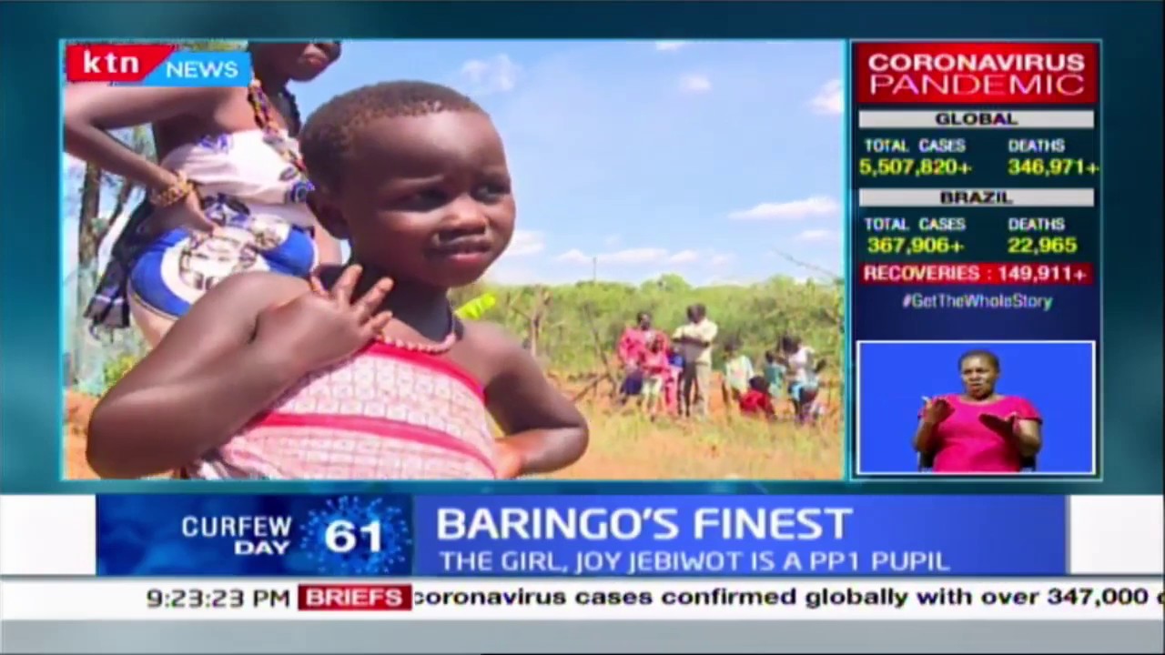 Baringo's finest : Girl from Kamalanget village in Baringo lights up the internet