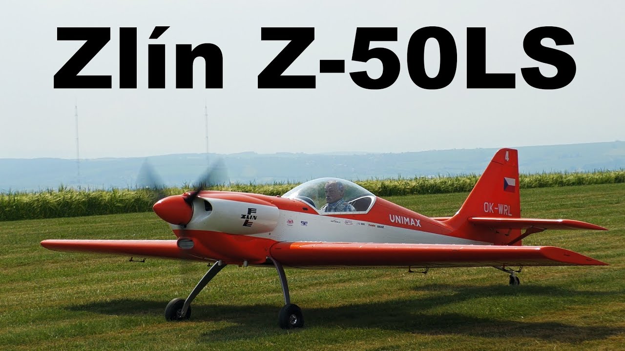 Zlin Z-50LS | giant scale RC airplane | 4K | Halenkovice 2021