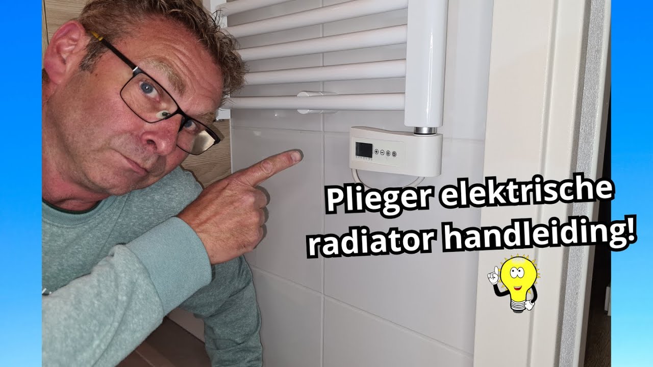 Plieger elektrische radiator handleiding! ✅