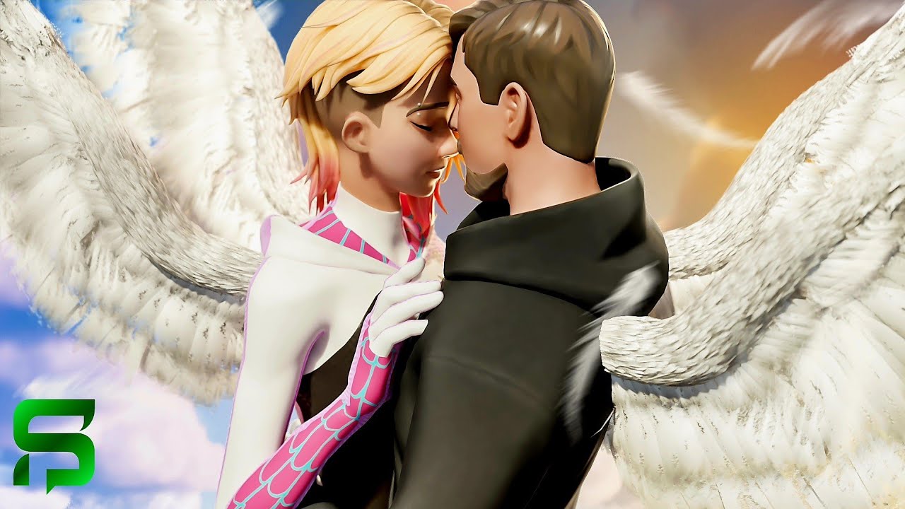Spider-Gwen's LOVE in the AFTER LIFE.. Fortnite Movie