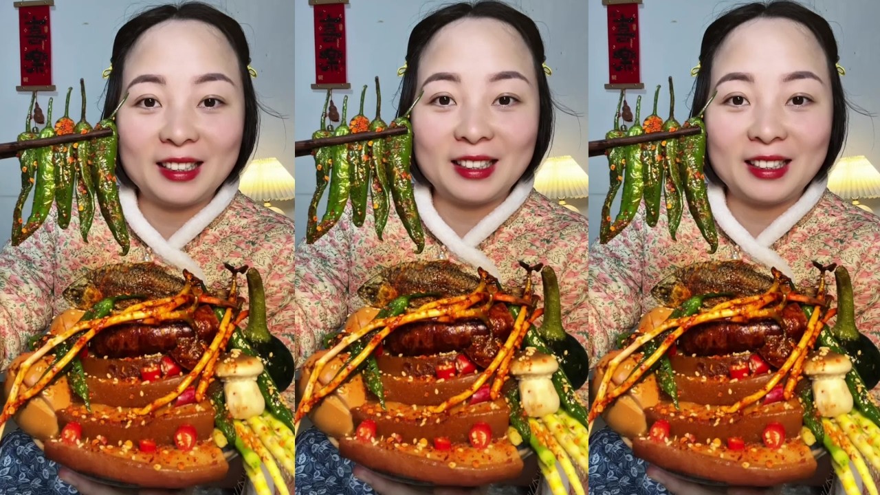 Let’s Eat With Jin Sister | Braised Pork & Fried Pickled Peppers – So Delicious!