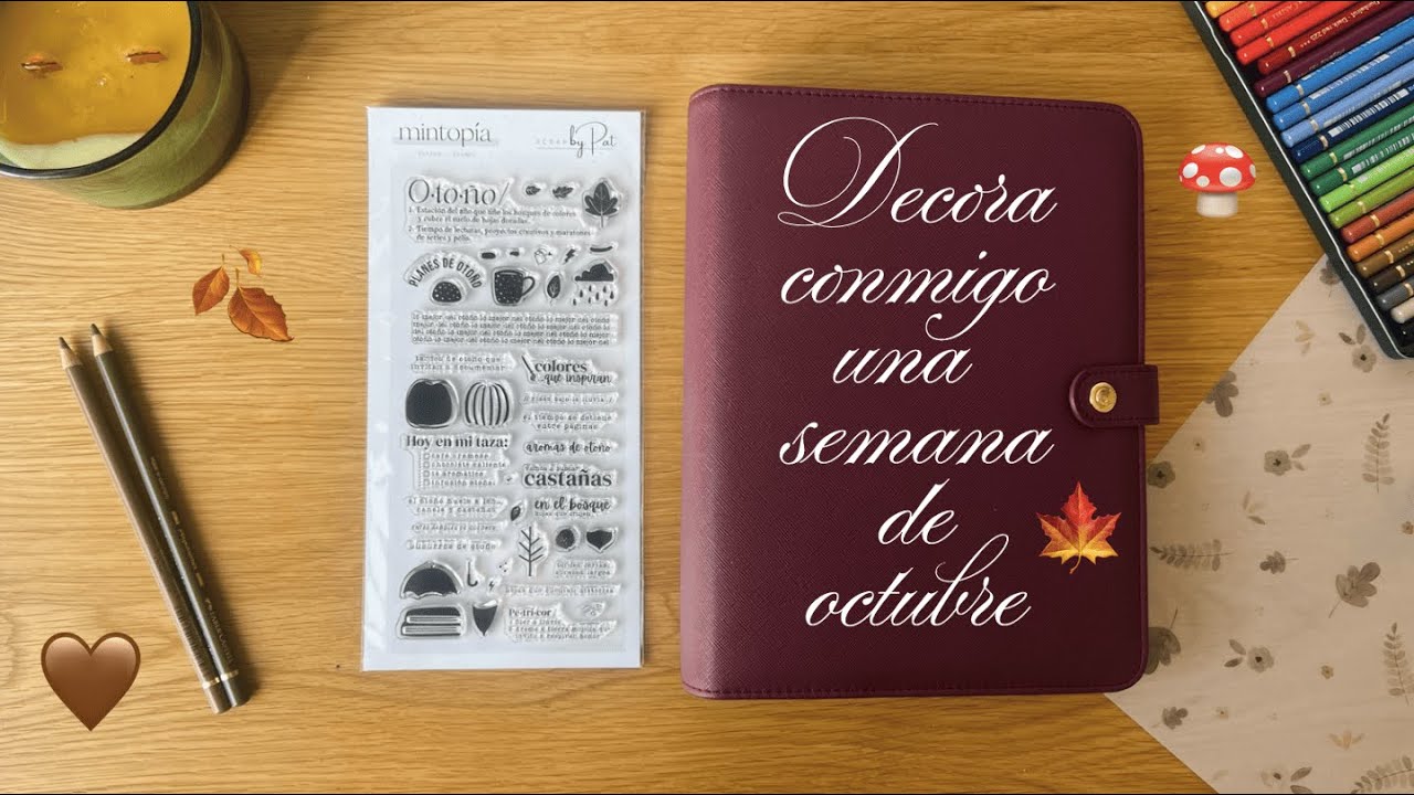 Decorando con nuevos sellos de otoño de Mintopía con ScrapbyPat 🍂