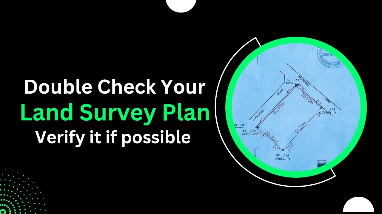 Land Survey plan | Do you have an Original or Fake
