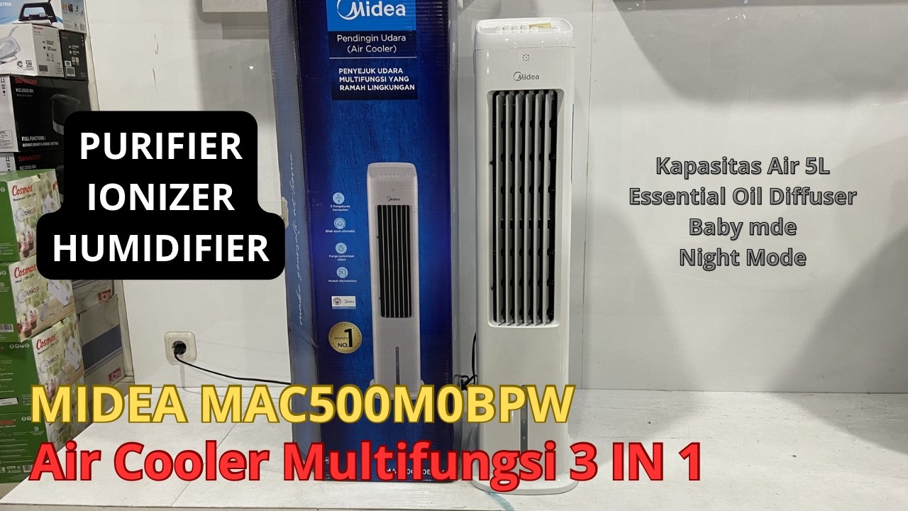 Review Air Cooler Midea MAC500M0BPW | Adem, Praktis, & Ramah Kantong