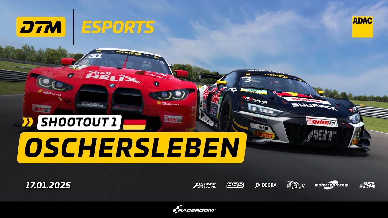 Shootout 1 Oschersleben | DTM eSports 2025 | Re-Live | Deutsch