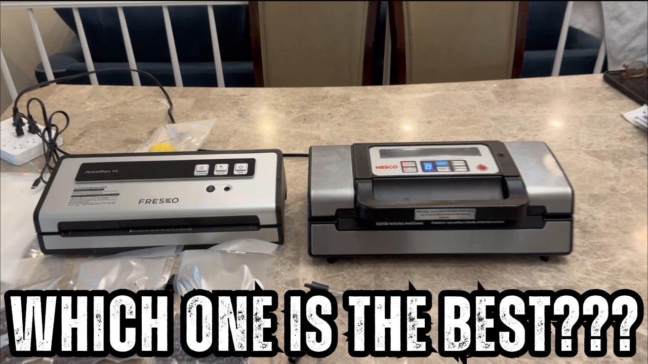 Comparison Review between Nesco Vacuum Sealer and Fresko.  Which one is best