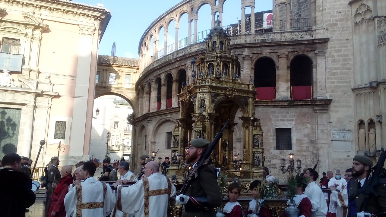 PROCESION CORPUS DE VALENCIA 2022-LA MESA DE LAS FIESTAS