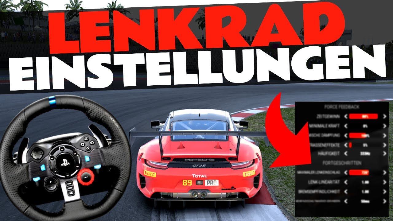 Meine LENKRAD EINSTELLUNGEN in Assetto Corsa Competizione | Simracing Tutorial / Guide | Mabix