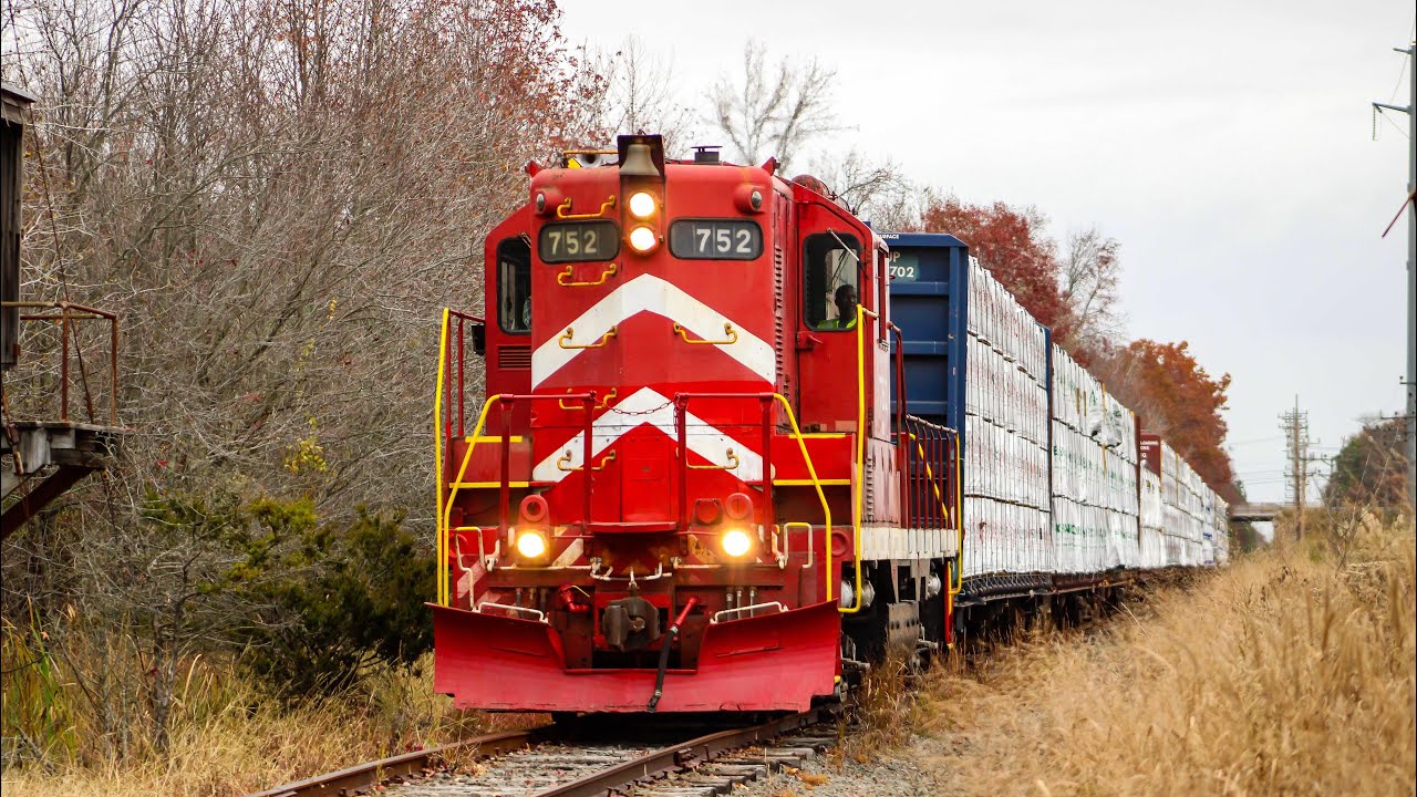Full HD 60FPS: Delaware & Raritan River Railroad RB-01 on the Southern Secondary with 752 11/11/22