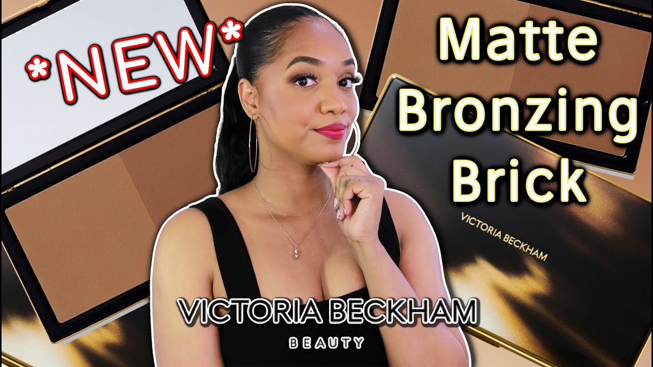 Victoria Beckham Beauty Matte Bronzing Brick...REVIEW for DARK TAN SKIN...Any Good?!!