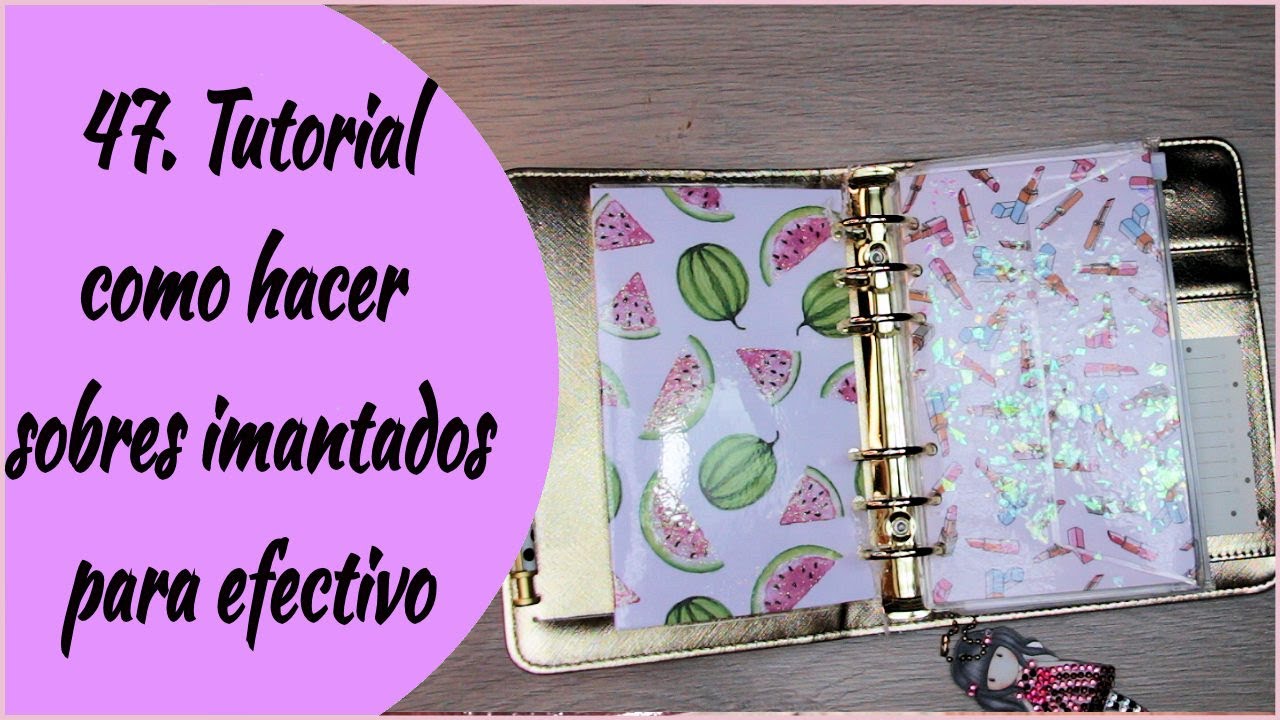 Cómo Hacer SOBRES IMANTADOS para Carpetas de Ahorro | DIY Fácil y Rápido (video 47)