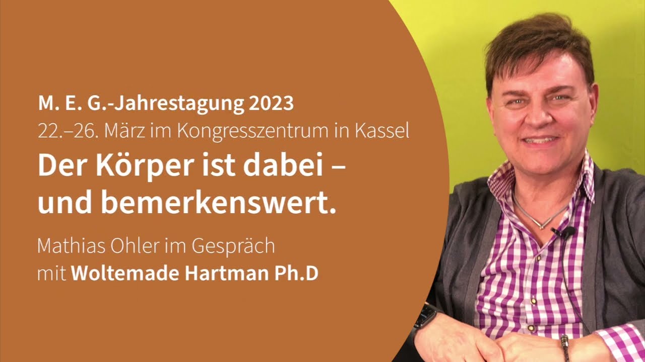 Der Körper ist dabei – und bemerkenswert. Woltemade Hartman beim #HypnoTalk