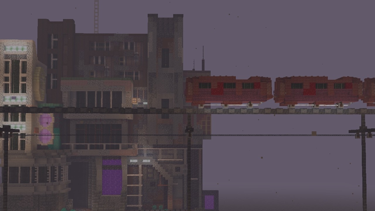 Я строю ГОРОД КИБЕРПАНК в своем Minecraft Forever World...