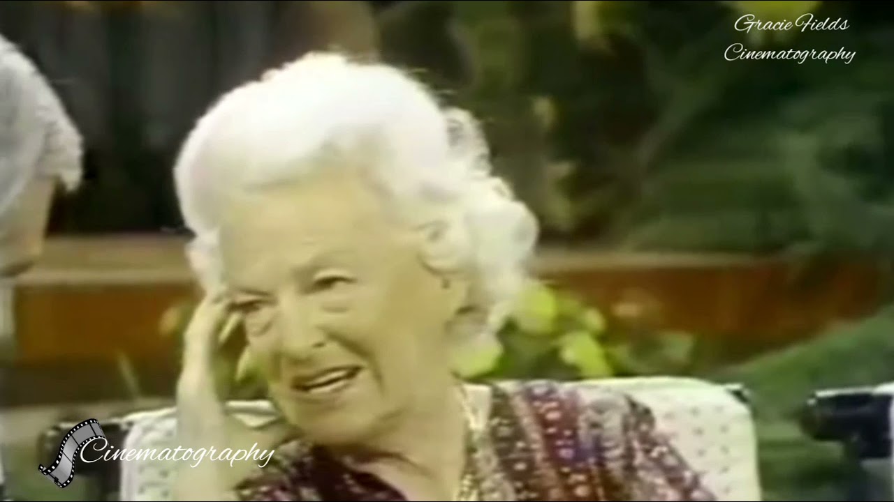 Gracie Fields Rare Interview Footage Video Recovered Video Hollywood Stars Cinematography