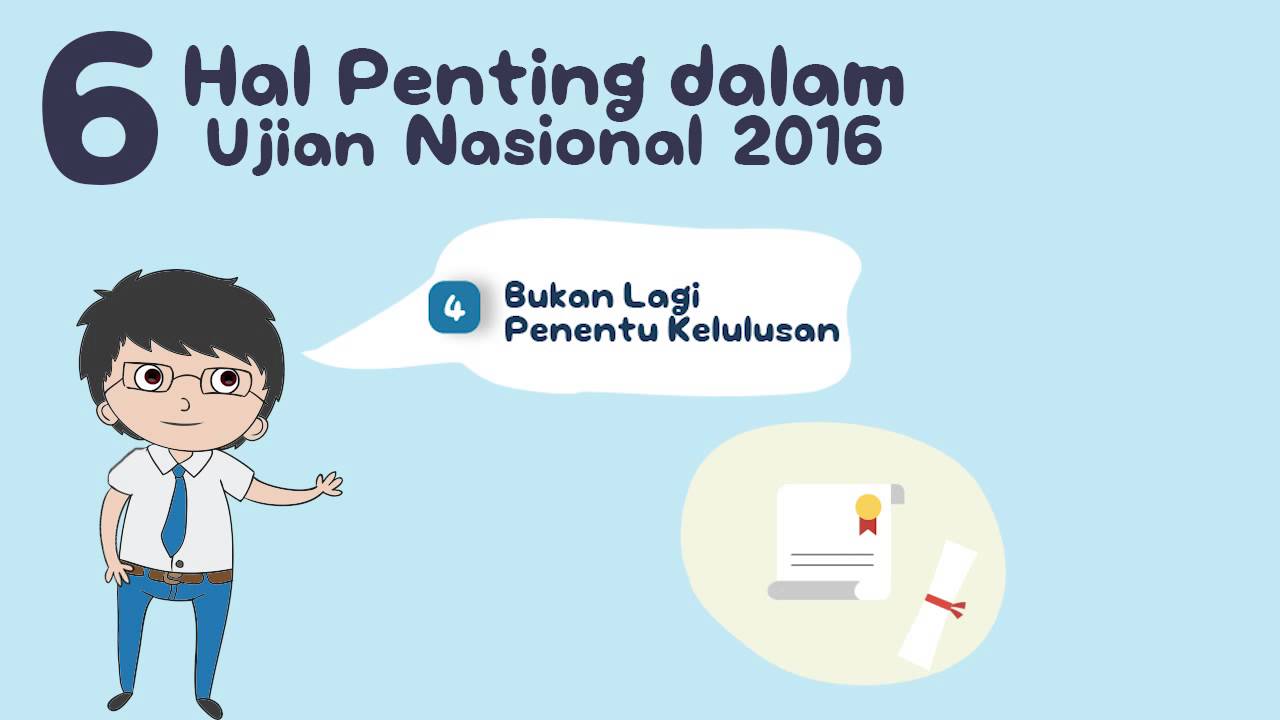 6 Hal Penting Dalam Ujian Nasional 2016