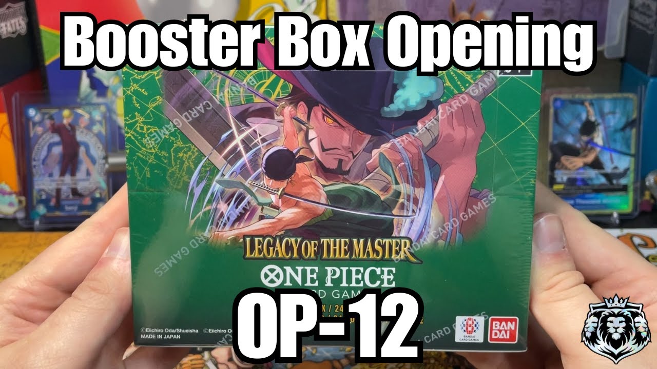 Opening a Legacy Of The Master (OP-12) One Piece Booster Box!
