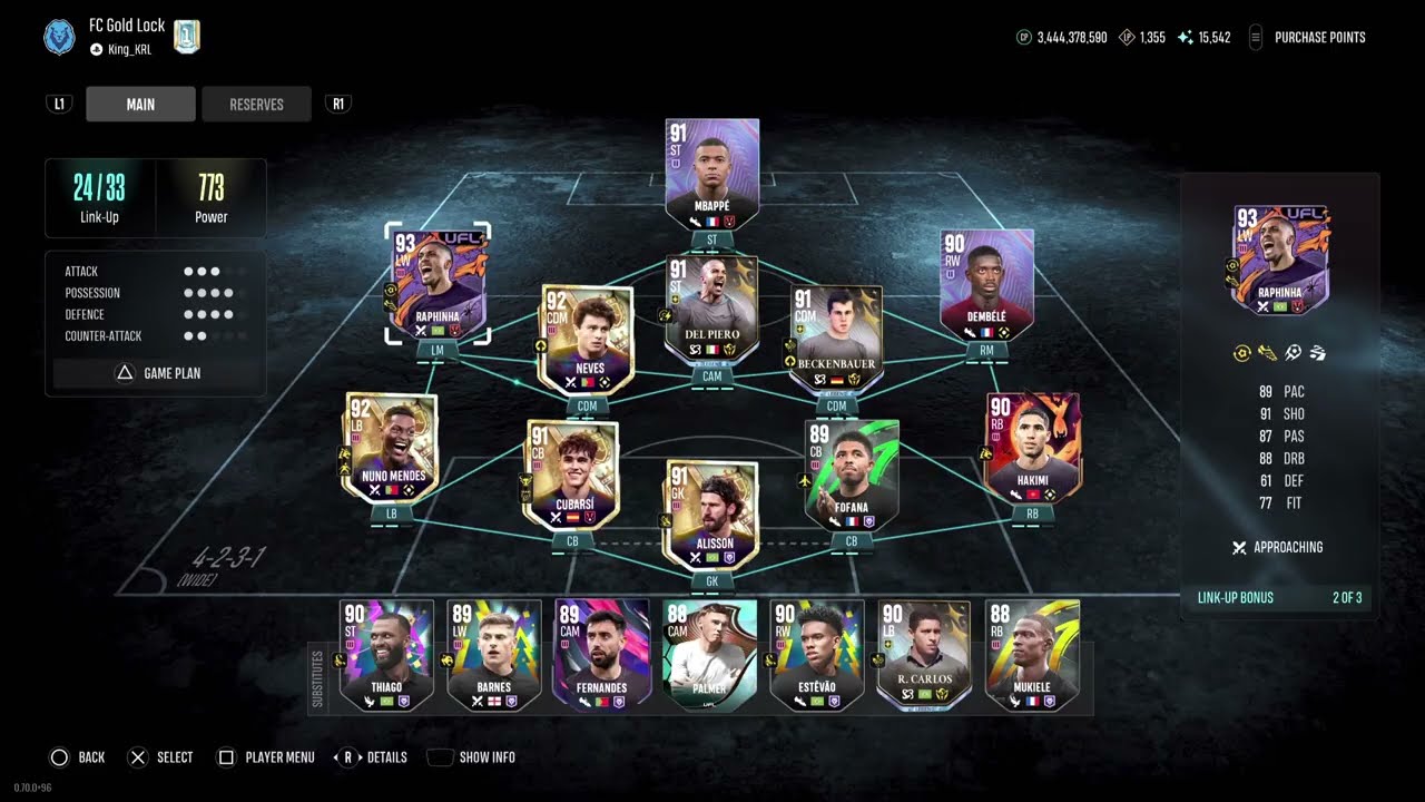 (UFL 25/26) My Custom Tactics for the 4231 Wide Formation
