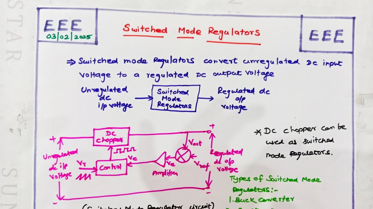 Switched Mode Regulators in Tamil