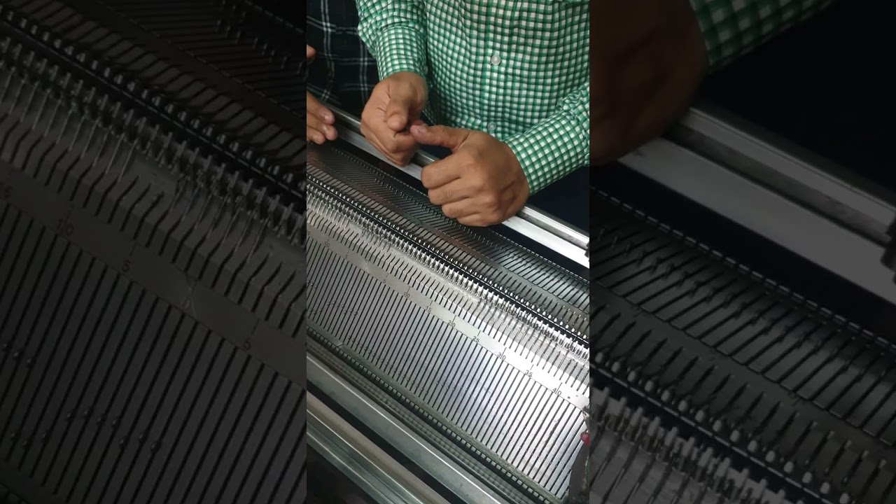 V bed flat knitting machine(manual) 2
