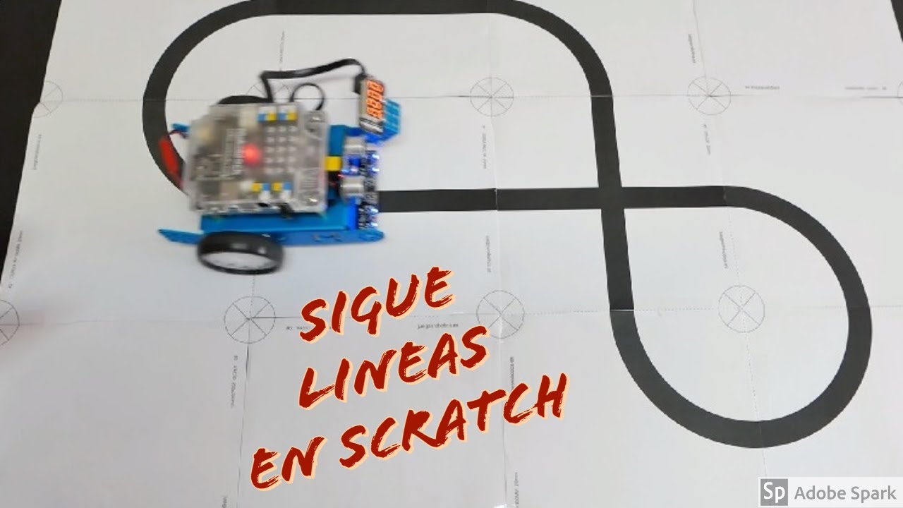 Programando un sigue lineas en scratch