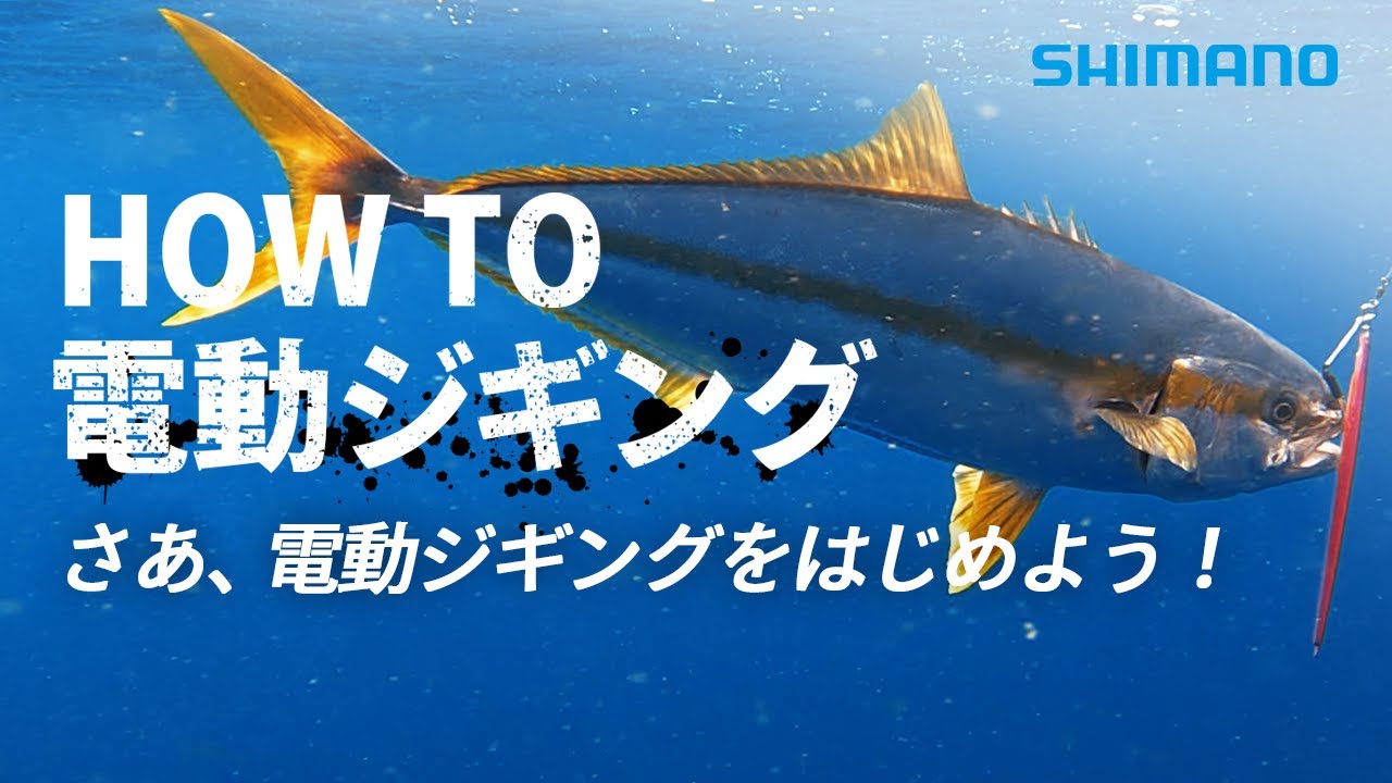 HOWTO電動ジギング【電動リールの使い方】