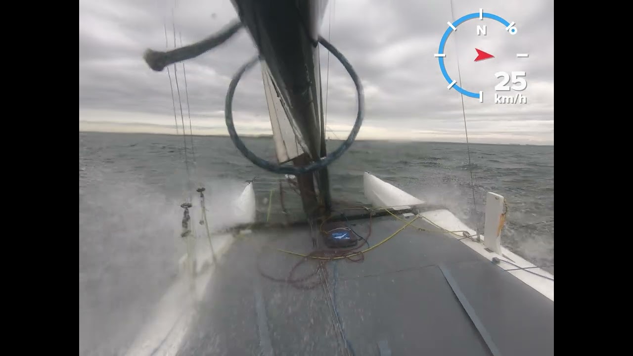 Flying upwind in the spitfire