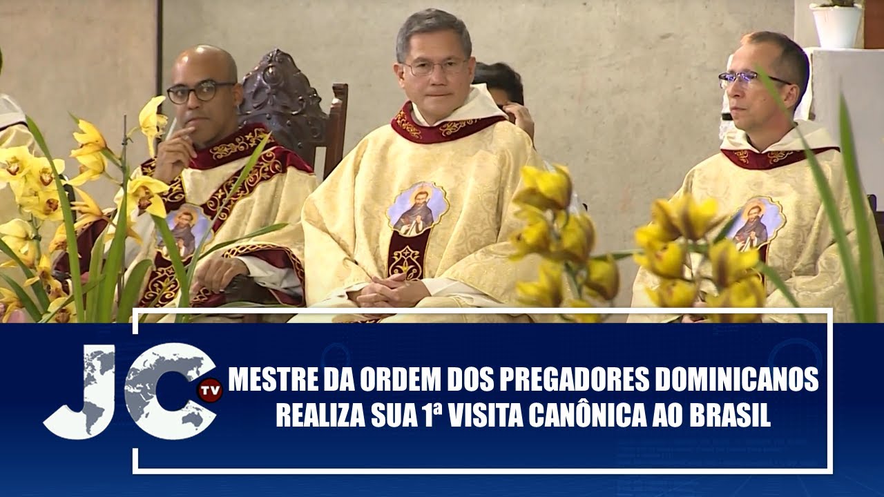 Mestre da Ordem dos Pregadores Dominicanos realiza sua 1ª visita canônica ao Brasil – JCTV –25/08/25