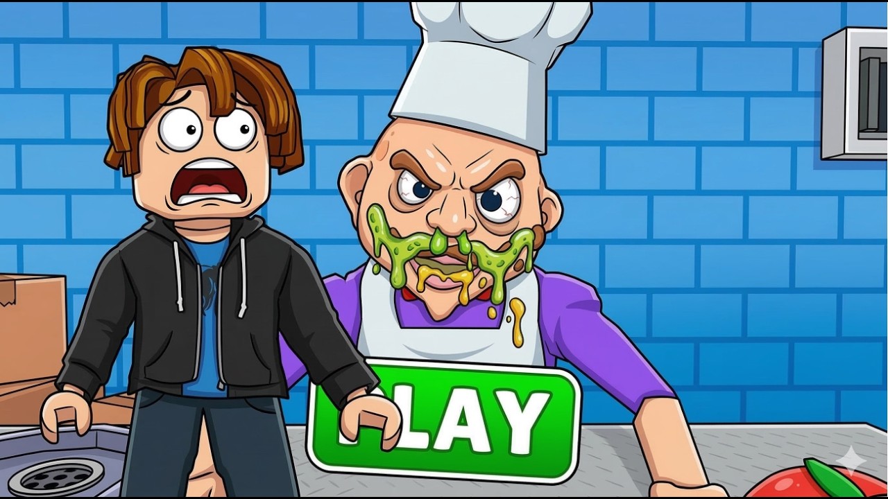 ESCAPAR DA COZINHA DO CHEF OBBY RUN