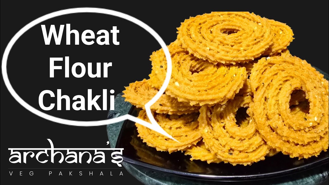Whole Wheat Flour Chakli Without Moyan | Aate Ki Chakli Recipe | Atta Murukku 