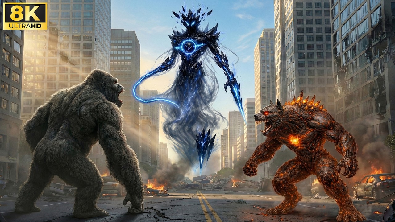 King Kong vs Pitbulls Man 🔥: But the Real Enemy Has Just Awakened | King Kong Full Movie