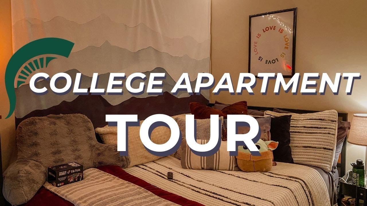 COLLEGE APARTMENT TOUR || Michigan State University || University Village