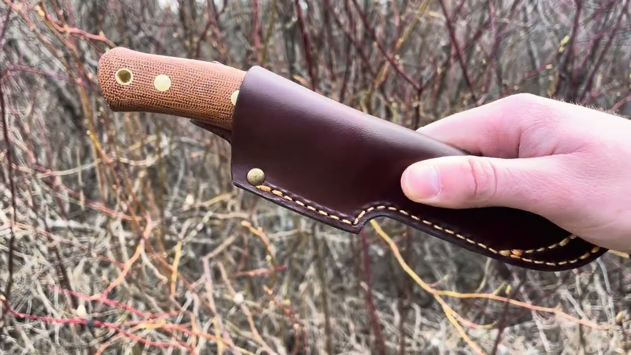 Casstrom SFK N0.10 Натуральный брезент MOD A8 Steel! Краткий обзор на сайте www.bushcraftcanada.com