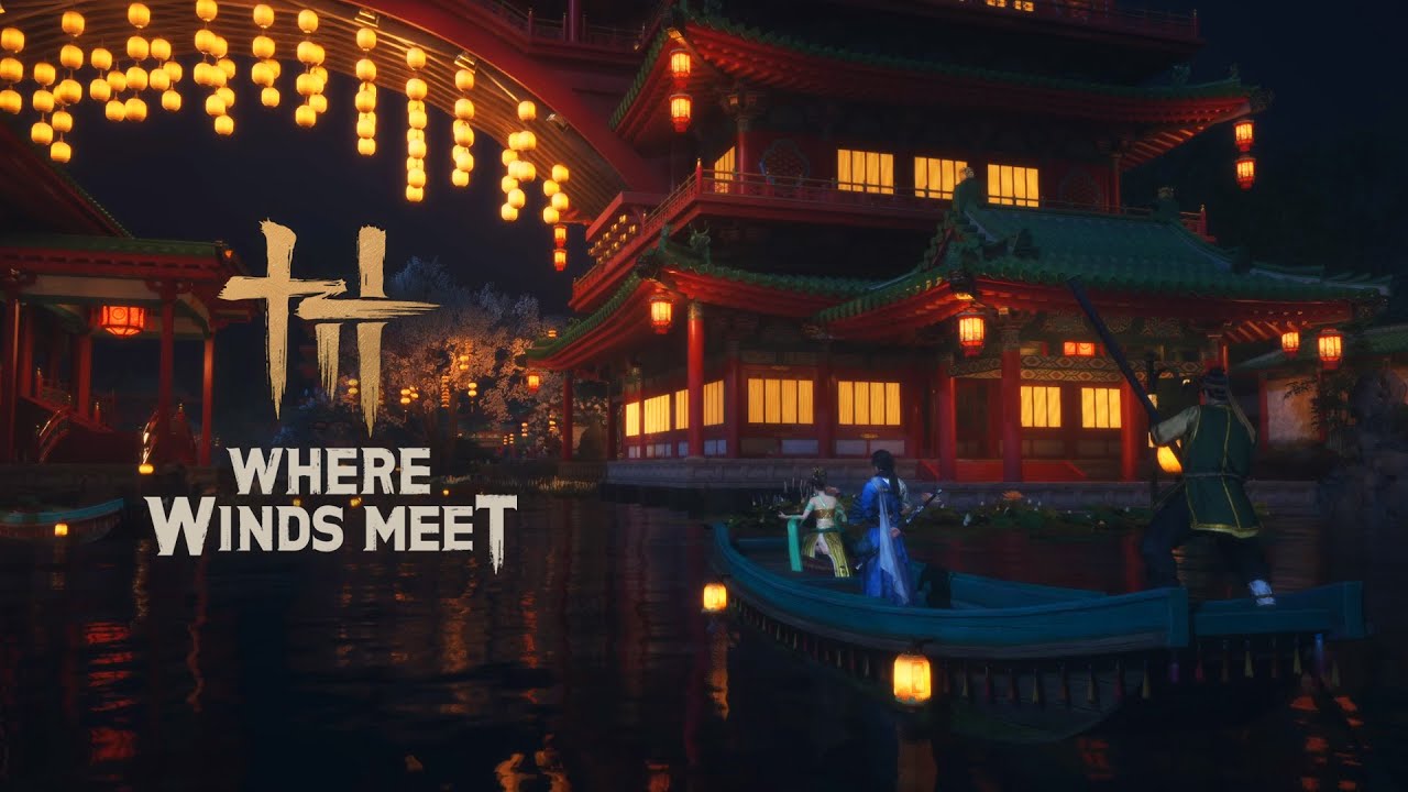 Velvet Shade Girl Singing on the Small Boat - 长相思一重山 | Where Winds Meet