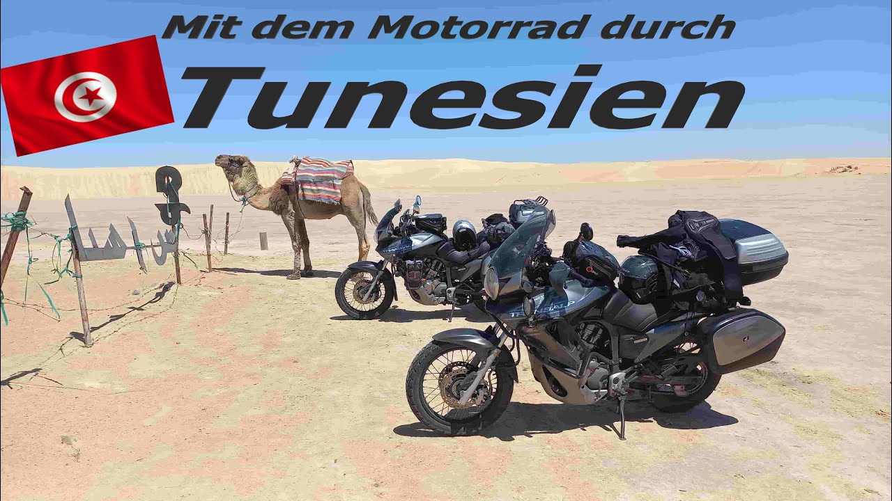 Mit dem Motorrad durch Tunesien, von Tunis in die Sahara, Vater und Sohn Tour, Honda XL 700 Transalp