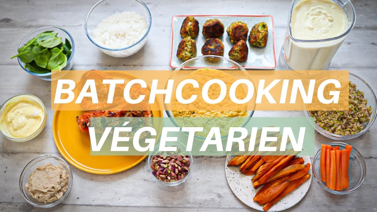 BATCHCOOKING VÉGETARIEN [ MEAL PREP, 6 REPAS POUR 2 EN 2H ]