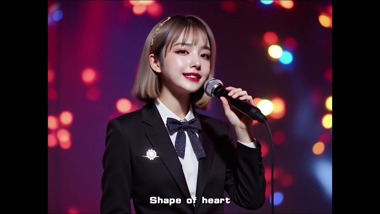 原创歌曲《Shape Of Love》MV，词：草草悲欢；曲、唱：Suno AI；出镜：花千姿（AI）。