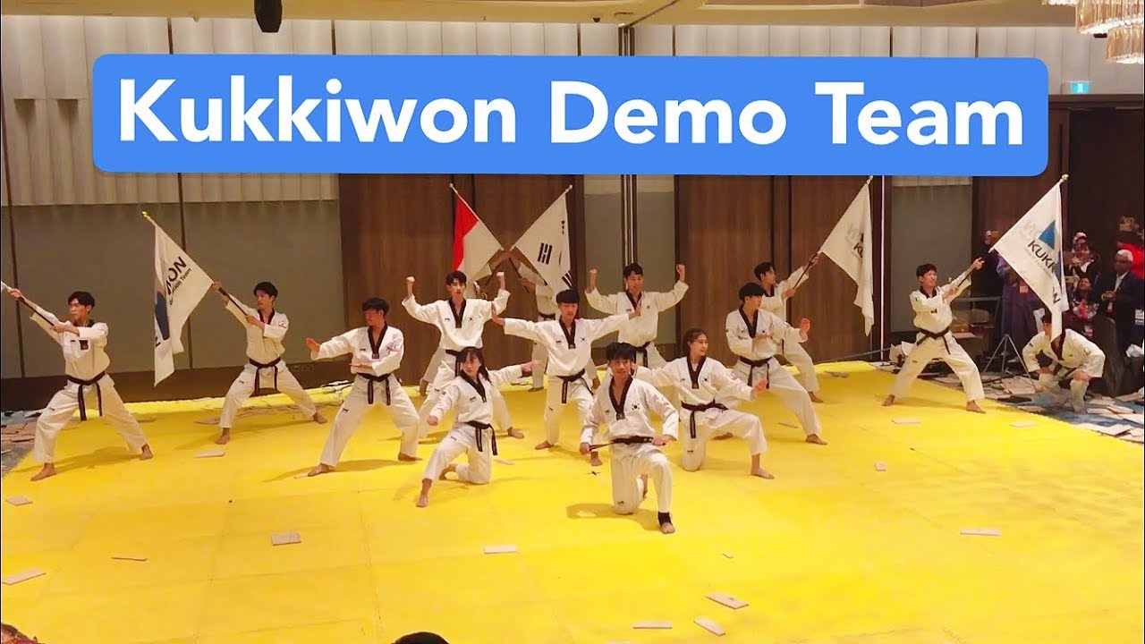 【魄力哥】带队观看韩国KUKKIWON跆拳道示范团的霸气演出