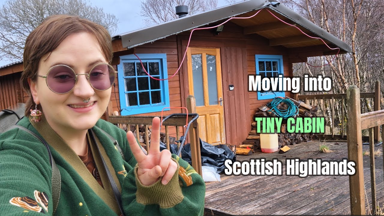 Tiny Cabin Off Grid Scotland Highlands Moving Home Journey