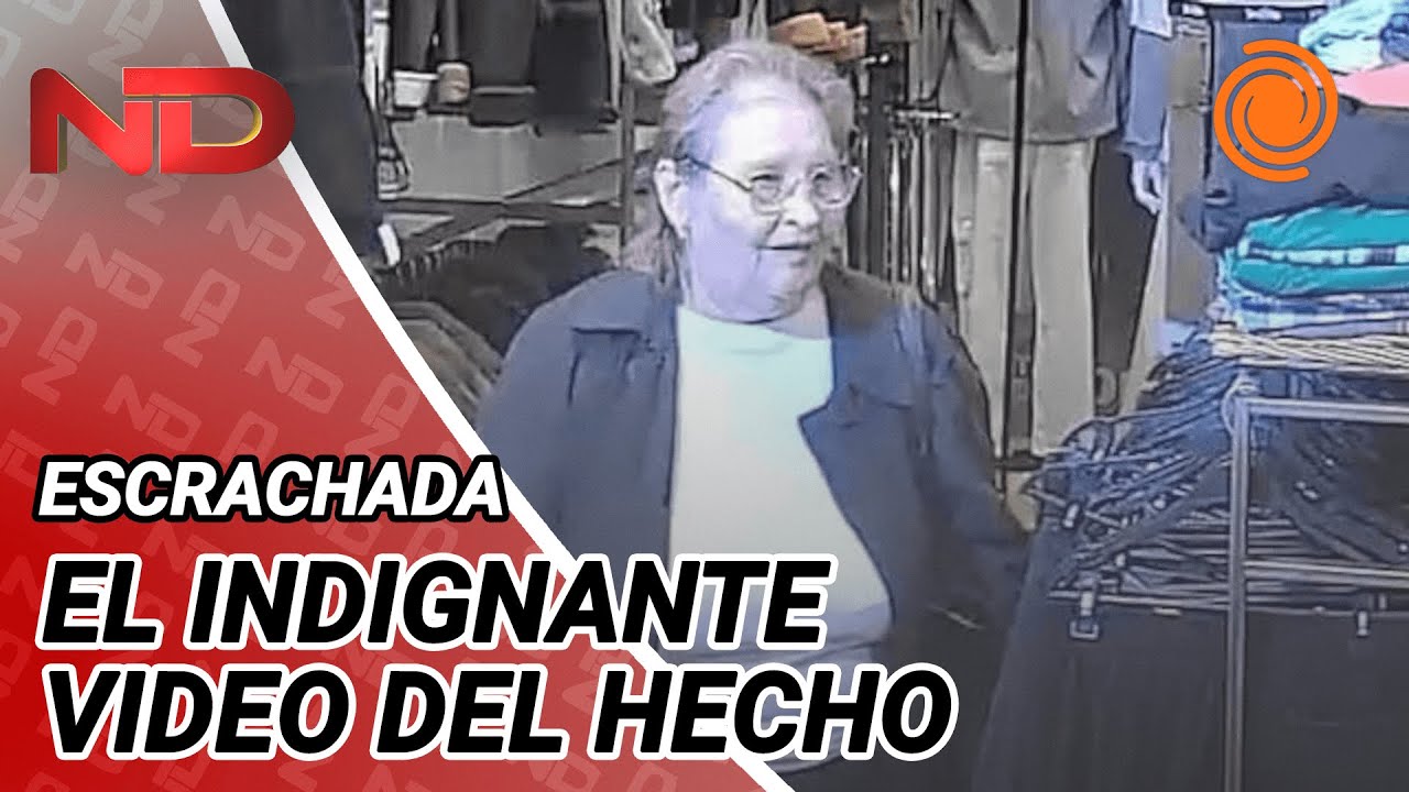 La “ABUELA MECHERA” volvió a robar en Córdoba y quedó filmada