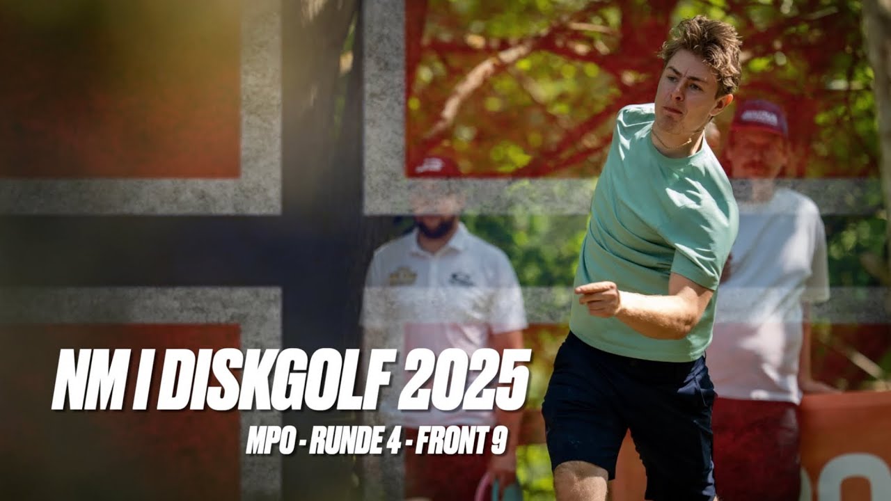 NM I DISKGOLF 2025 🇳🇴 | RUNDE 4 FRONT 9 | MPO - LEAD CARD | HÅLAND, KRISTIANSEN, JARNES, LANGSKAU