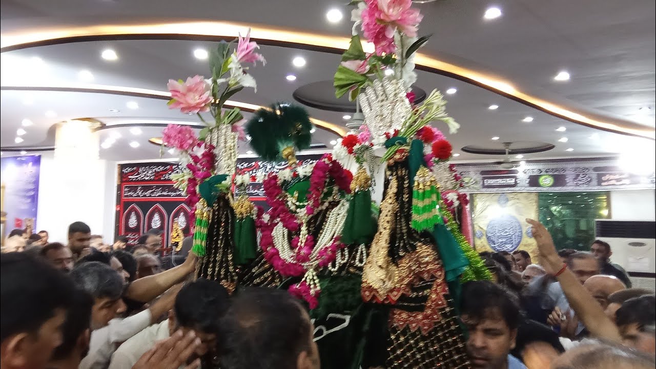 taboot bramdagi imam Hassan Askari a.s at Qomi markaz