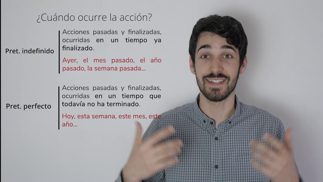 Pretérito perfecto VS Pretérito indefinido - Diferencias de uso y ejemplos