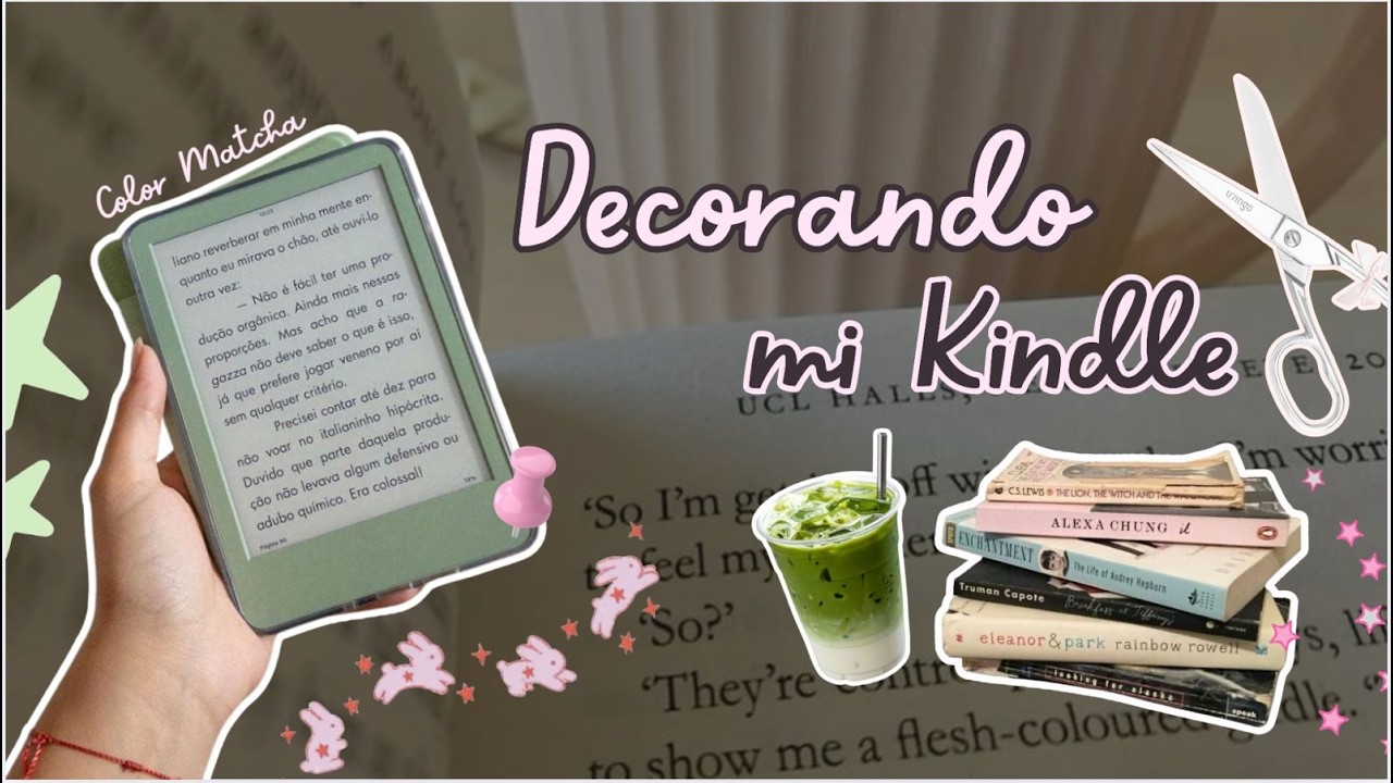 Decorando mi nueva Kindle ⊹₊⟡⋆ | Materiales + Tutorial
