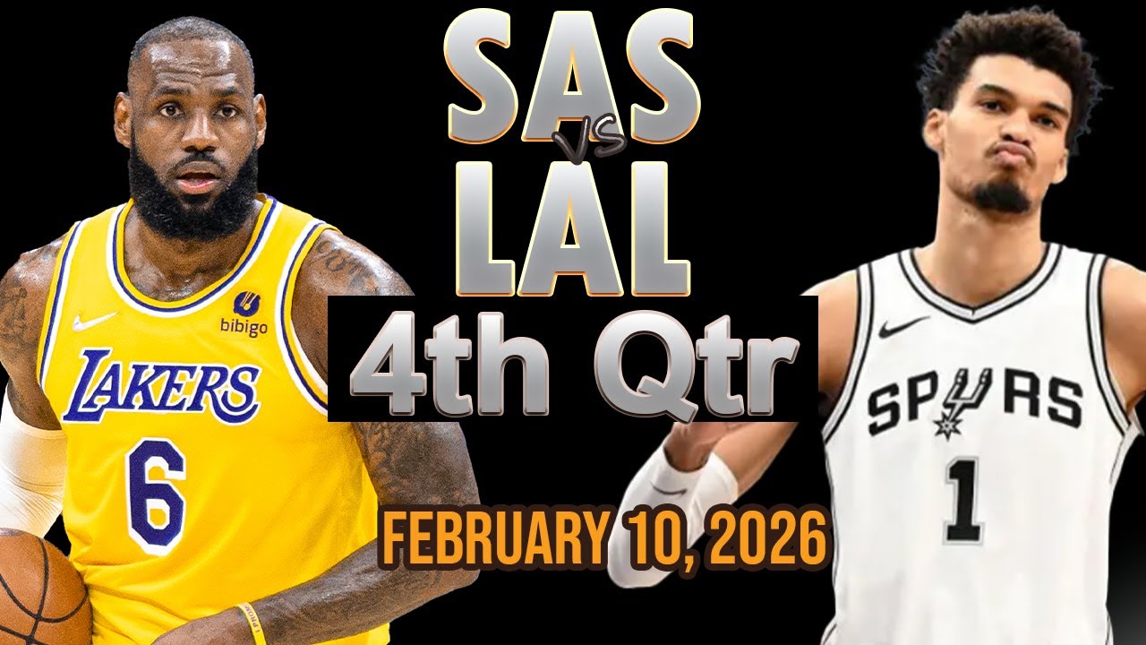 San Antonio Spurs vs Los Angeles Lakers 4th Quarter Part 1 Highlight - FEB 10, 2026