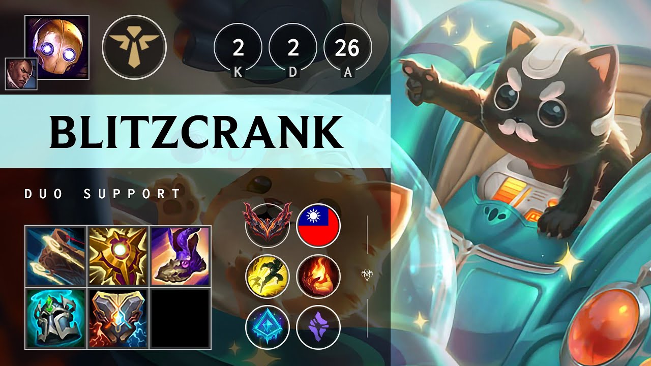 Blitzcrank Support vs Leona - TW Grandmaster Patch 14.24